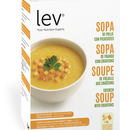 Sopa de Frango com Croutons